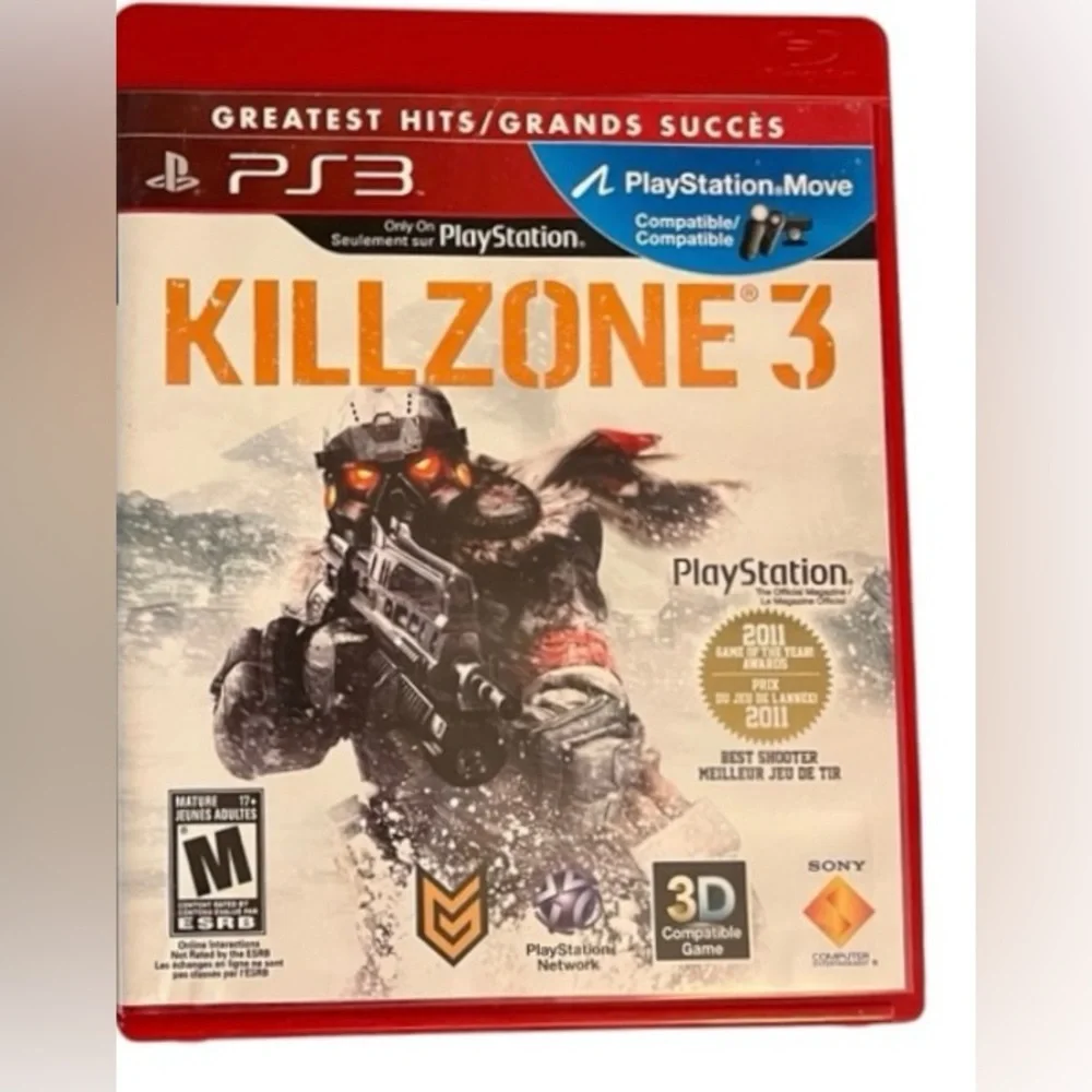 Sony PS3 Killzone 3 Game
